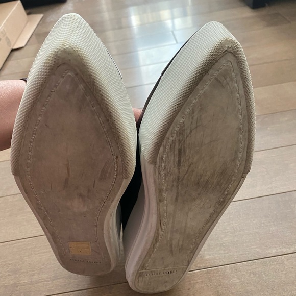 Mui Mui Black Toe Cap Platform Slip-On Sneakers - Picture 9 of 10